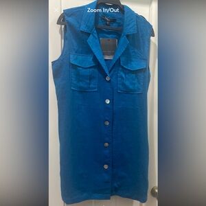 Marc New York, sleeveless linen dress, size medium